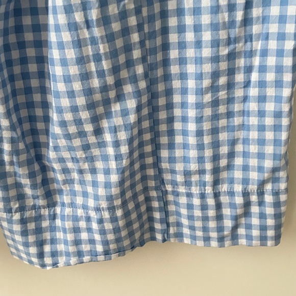 Lulus Delphine Blue & White Gingham Wide Leg Pants - Picture 13 of 16